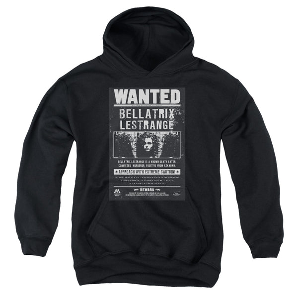 Harry Potter - Wanted Bellatrix Youth Hooded Sweatshirt