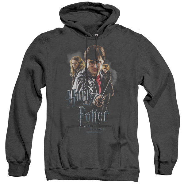 Harry Potter - Deathly Hollows Cast Adult Heather Hoodie