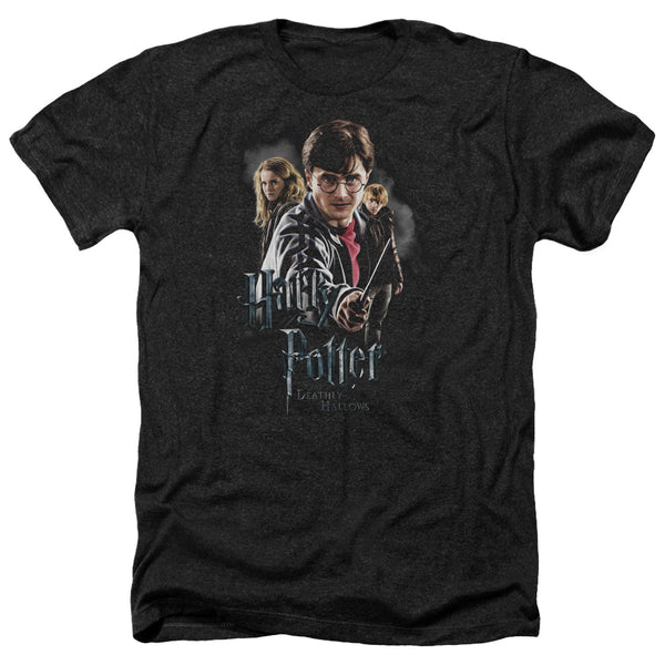 Harry Potter - Deathly Hollows Cast Adult Regular Fit Heather Short Sleeve