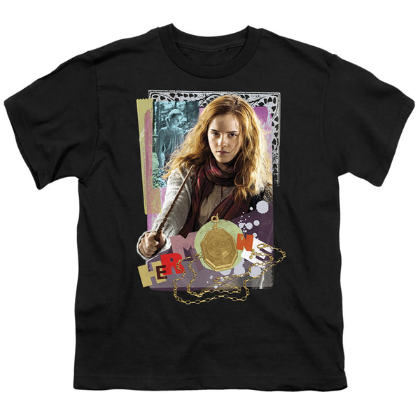 Harry Potter - Hermione Colorful Paper Collage Youth Short Sleeve