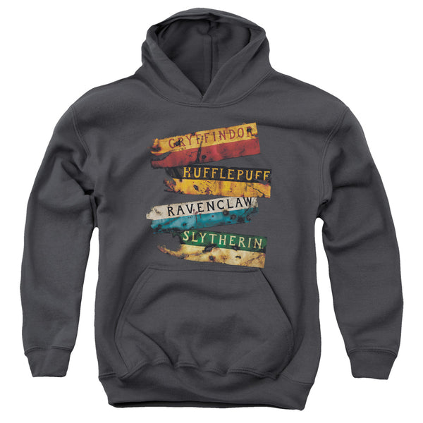 Harry Potter - Burnt Banners Youth Hooded Sweatshirt