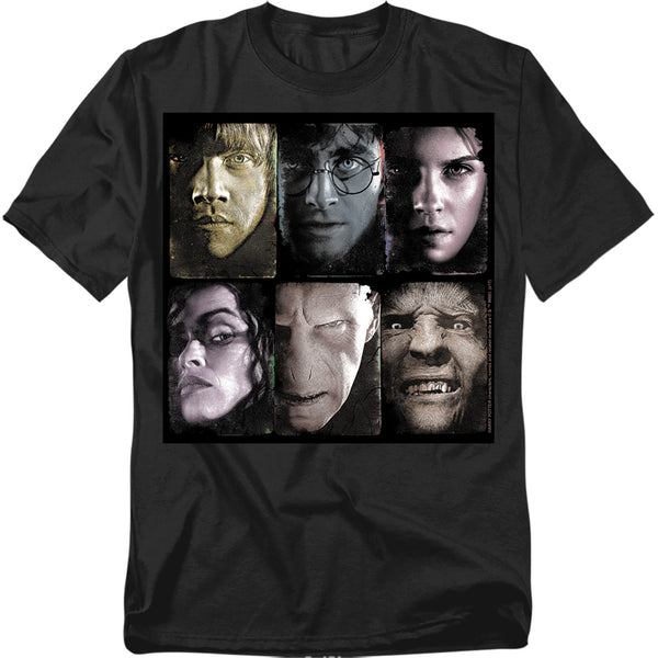Harry Potter - Horizontal Heads Adult Regular Fit Short Sleeve