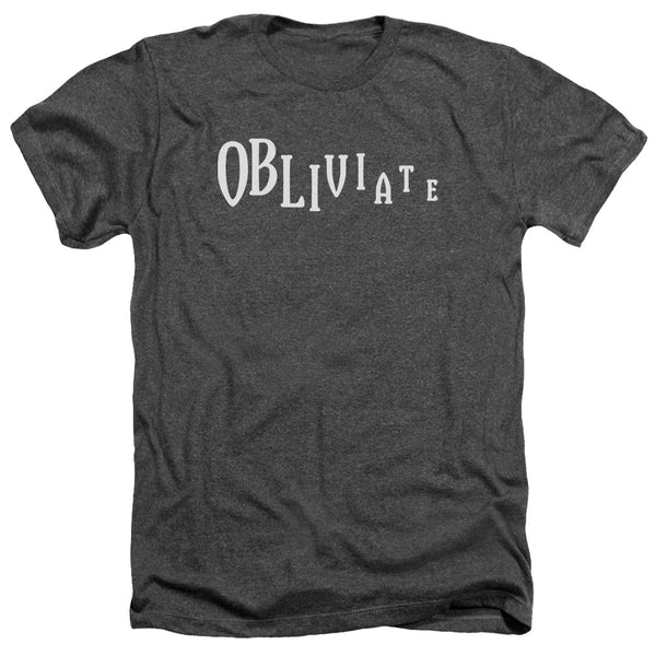 Harry Potter - Obliviate Adult Regular Fit Heather Short Sleeve