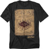 Harry Potter - Marauders Map Adult Regular Fit Short Sleeve