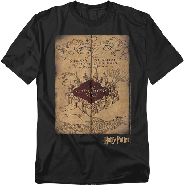 Harry Potter - Marauders Map Adult Regular Fit Short Sleeve