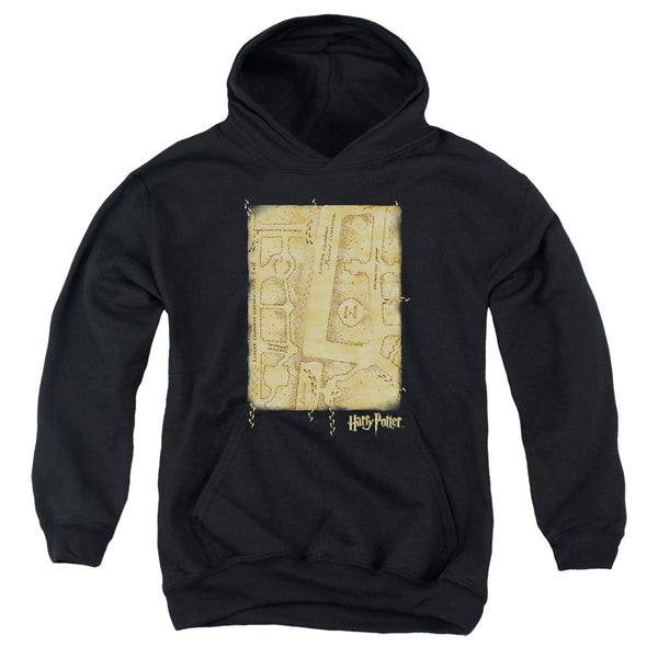 Harry Potter - Marauders Map Interior Youth Hooded Sweatshirt