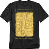 Harry Potter - Marauders Map Interior Words Adult Regular Fit Short Sleeve