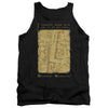 Harry Potter - Marauders Map Interior Words Adult Tank Top