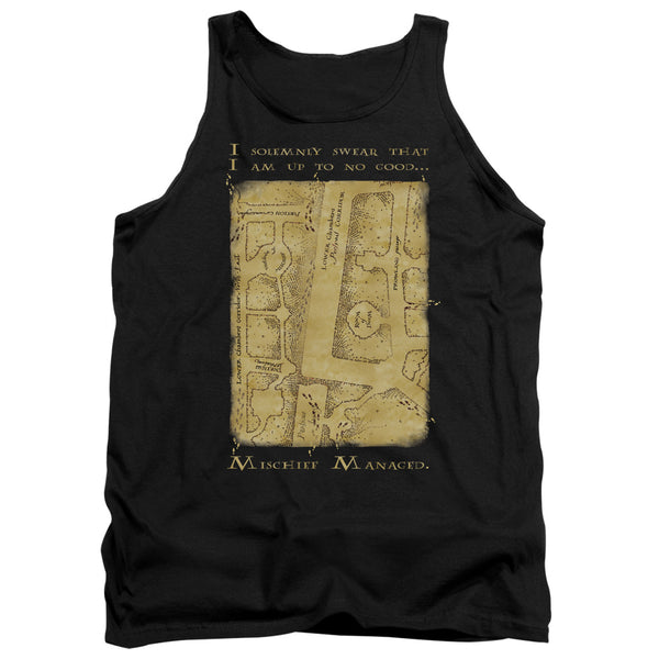 Harry Potter - Marauders Map Interior Words Adult Tank Top