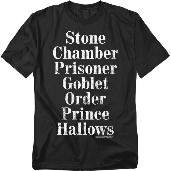 Harry Potter - Titles Adult Regular Fit Short Sleeve