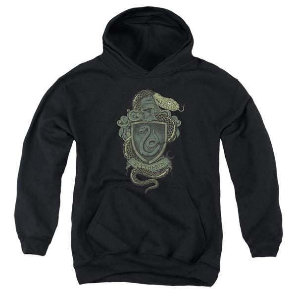 Harry Potter - Slytherin Snake Crest Youth Hooded Sweatshirt