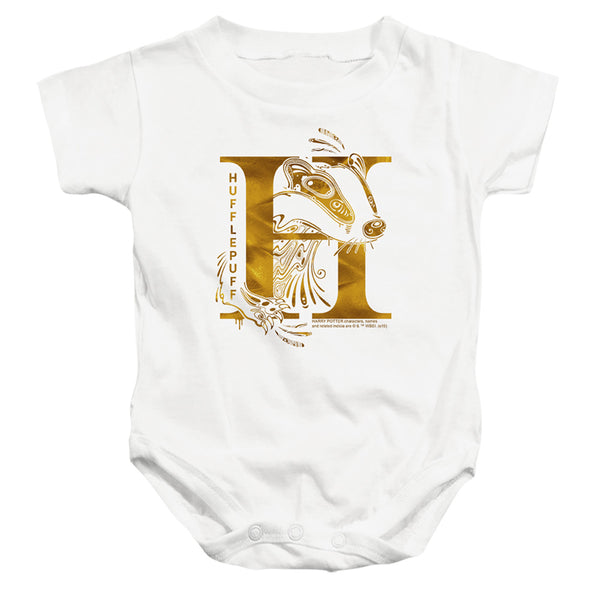 Harry Potter - Hufflepuff H Logo Infant Snapsuit