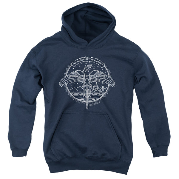 Harry Potter - The Order Of The Phoenix Circle Line Art Youth Hooded Sweatshirt