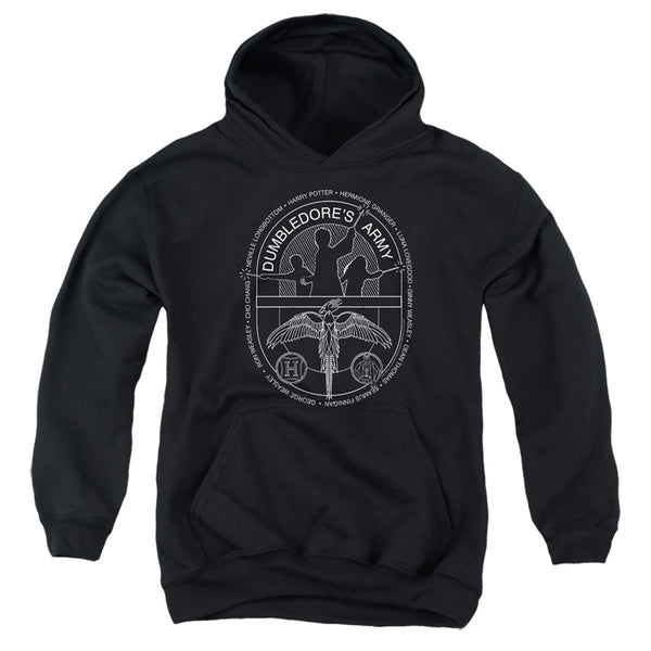 Harry Potter - Dumbledore'S Army Circle Line Art Youth Hooded Sweatshirt