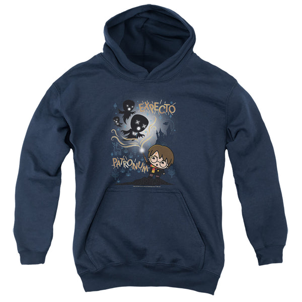 Harry Potter - Expecto Patronum Chibi Potter Youth Hooded Sweatshirt