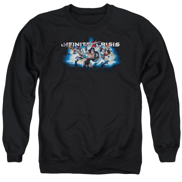 Infinite Crisis - IC Blue Adult Crewneck Sweatshirt