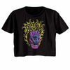 Skull Hand-Ladies S/S Festival Cali Crop