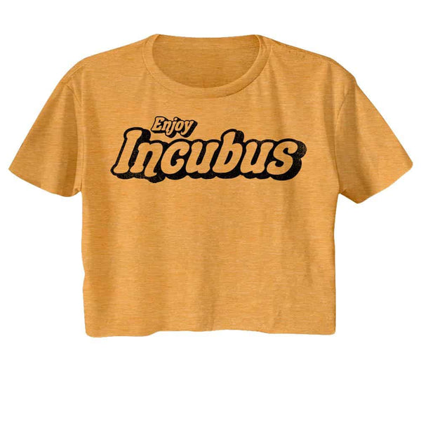 Enjoy Inubus Logo-Ladies S/S Festival Cali Crop