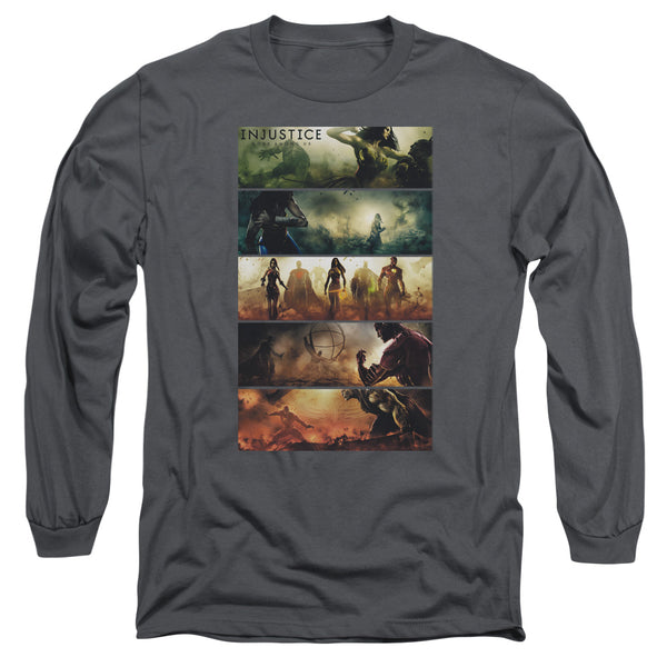 Injustice Gods Among Us - Panels Adult Long Sleeve