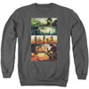 Injustice Gods Among Us - Panels Adult Crewneck Sweatshirt