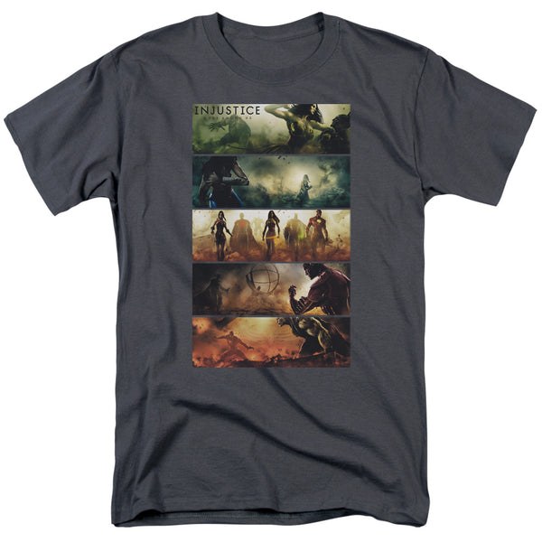 Injustice Gods Among Us - Panels Adult Regular Fit Short Sleeve