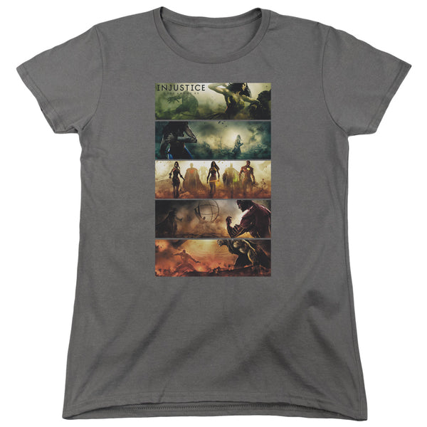 Injustice Gods Among Us - Panels Women's Short Sleeve