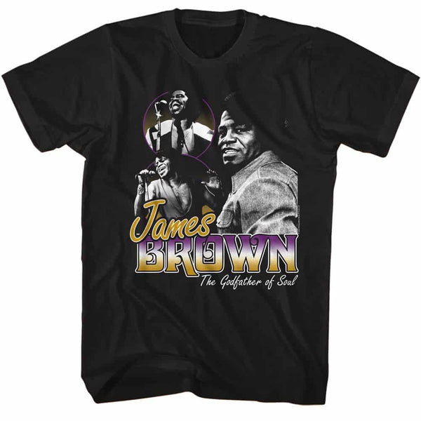 James Brown Godfather Of Soul- S/S Tshirt