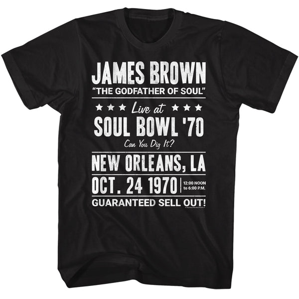 Soul Bowl 1970 - James Brown T-Shirt