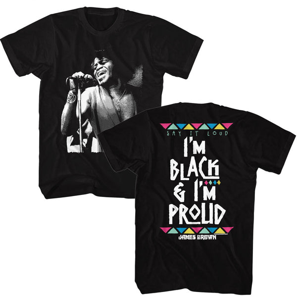 Black And Proud - 2-Sided James Brown T-Shirt
