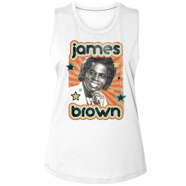 James Brown Stars-Ladies Muscle Tank