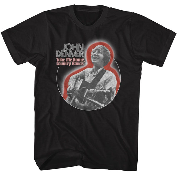 Playing Guitar Circle - John Denver T-Shirt