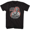 John Denver Playing Guitar Circle- S/S Tshirt