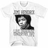 Jimi Hendrix Live In Concert- S/S Tshirt