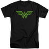 Wonder Woman - St. Patrick's Day Shamrock Logo Adult Tall Fit Short Sleeve