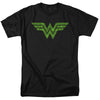 Wonder Woman - St. Patrick's Day Shamrock Logo Adult Regular Fit Short Sleeve