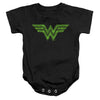 Wonder Woman - St. Patrick's Day Shamrock Logo Infant Snapsuit