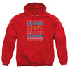 Wonder Woman - Ugly Christmas Logo Adult Pullover Hoodie