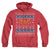 Wonder Woman - Ugly Christmas Logo Adult Heather Hoodie
