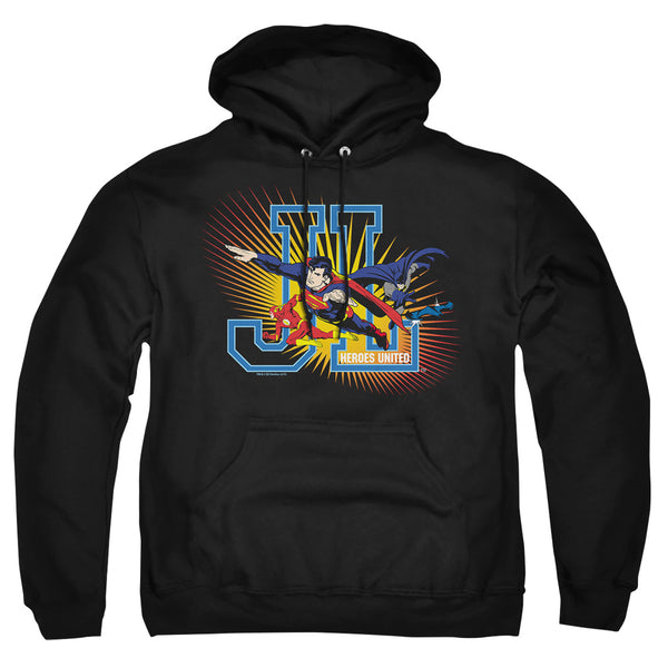 JLA - Heroes United Adult Pullover Hoodie