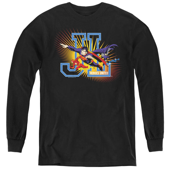 JLA - Heroes United L - S Youth