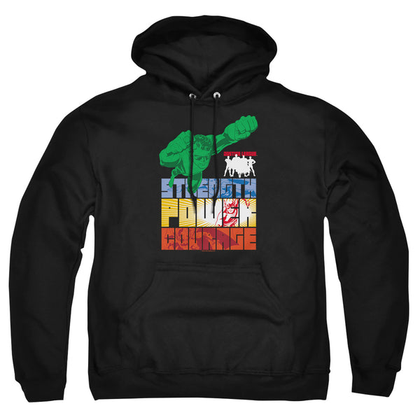 JLA - Heroic Qualities Adult Pullover Hoodie
