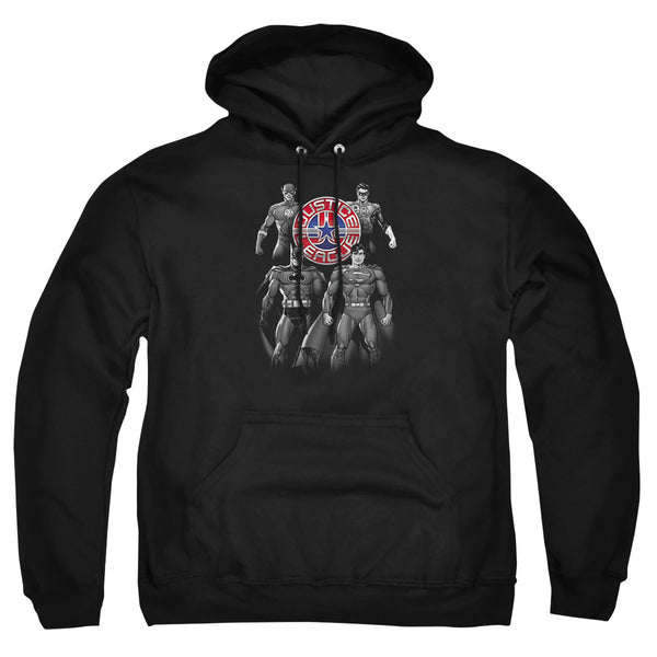 JLA - Shades Of Gray Adult Pullover Hoodie