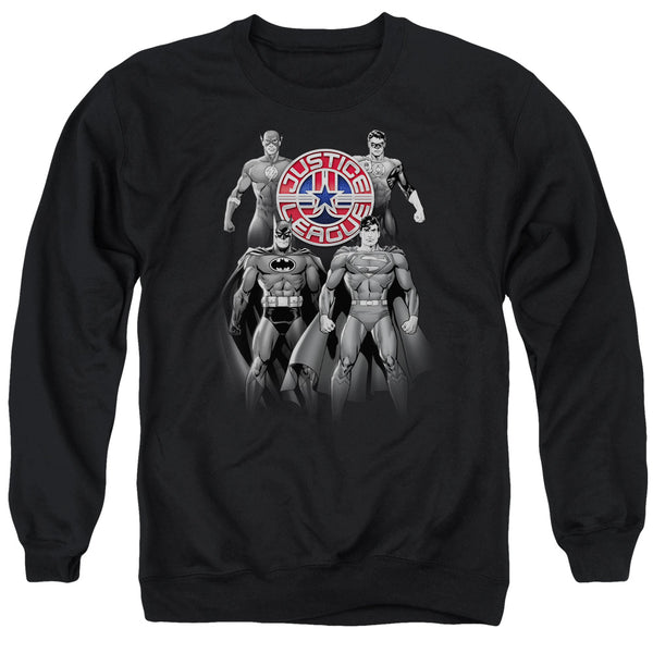 JLA - Shades Of Gray Adult Crewneck Sweatshirt