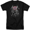 JLA - Shades Of Gray Adult Tall Fit Short Sleeve