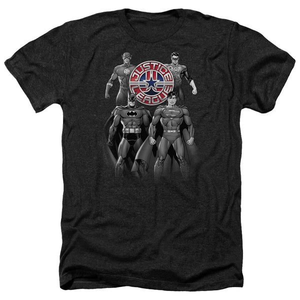 JLA - Shades Of Gray Adult Regular Fit Heather Short Sleeve
