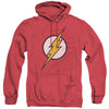 JLA - Flash Logo Adult Heather Hoodie