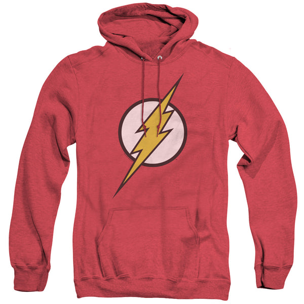JLA - Flash Logo Adult Heather Hoodie