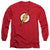 JLA - Flash Logo Adult Long Sleeve