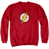 JLA - Flash Logo Adult Crewneck Sweatshirt