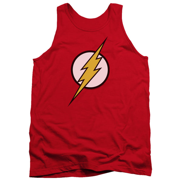 JLA - Flash Logo Adult Tank Top